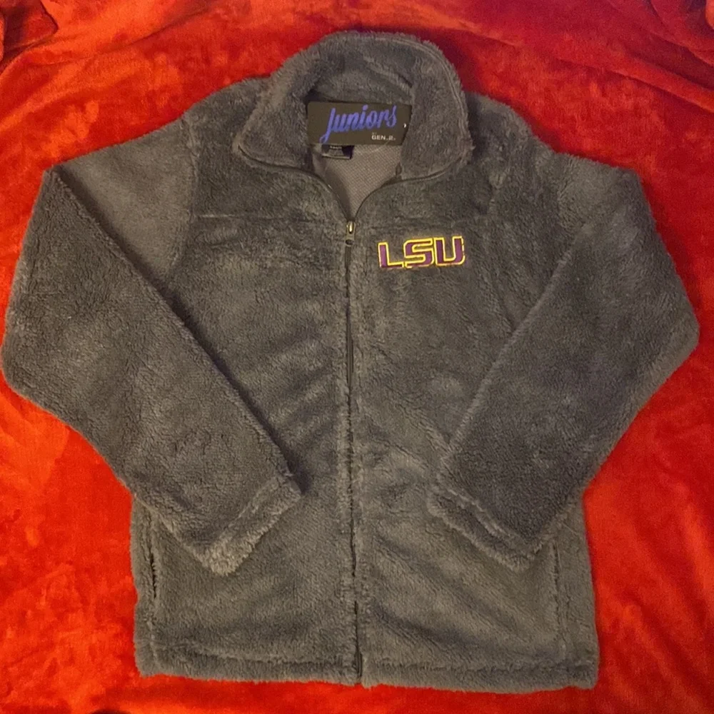 New LSU Zip-Up Jacket - Picture 2 of 7